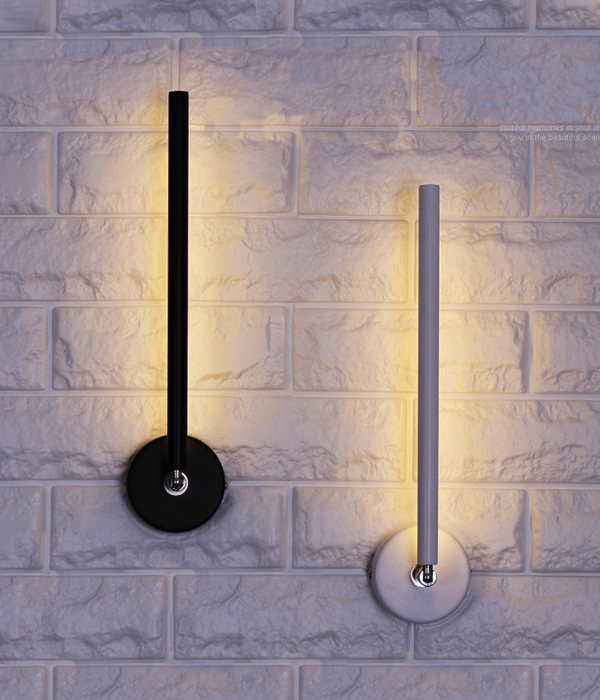 LED 라크 인테리어 벽등 [5W / 블랙]